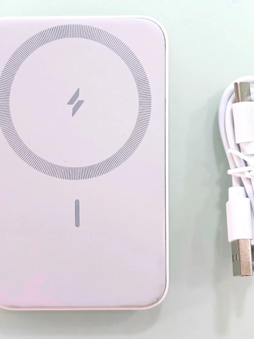 Anker 621 Magnetic Portable Charger (MagGo), 5,000mAh WHITE (Refurbished)